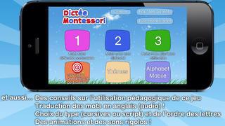 Application screenshot: 5 Dictée Montessori - Apprends l&#039;orthographe avec un alphabet mobile amusant ! [itunes]