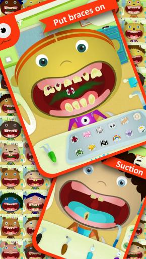 Application screenshot: 5 Minuscule Dentiste (Tiny Dentist) [itunes]