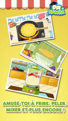 Application screenshot: 2 Dr Panda : Restaurant – Jeu de cuisine pour enfants – Version Gratuite [itunes]