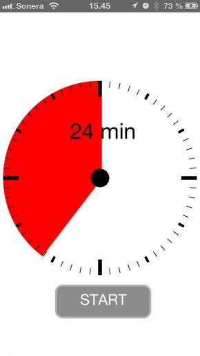 Application screenshot: 1 Visual Timer - Time countdown [itunes]