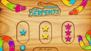 Application screenshot: 4 Mes premiers puzzles : les serpents [itunes]