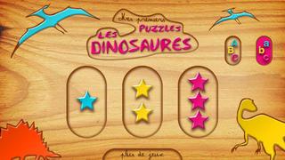 Application screenshot: 4 Mes Premiers Puzzles en Bois : les Dinosaures - Un jeu de Puzzle pour Enfants pour Apprendre l&#039;Alphabet [itunes]