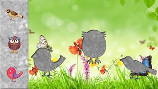 Application screenshot: 2 Puzzles d&#039;oiseaux pour les bambins et enfants - GRATUIT! Jeux pour enfants - Puzzles pour les tout-petits - Applications pour bébés - jeux de puzzle - birds [itunes]