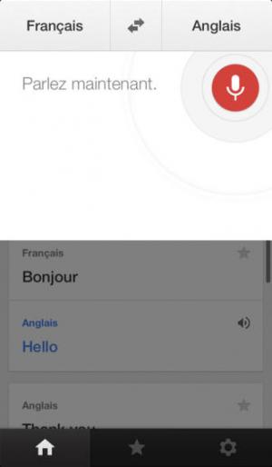 Application screenshot: 3 Google Traduction [itunes]