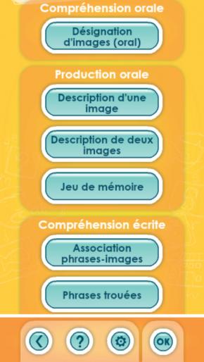 Application screenshot: 2 Les pronoms Il et Elle [itunes]