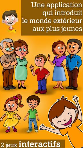 Application screenshot: 1 La famille Montessori et sentiments, Aidez vos enfants à apprendre sur la famille et part toutes sortes d&#039;émotions [itunes]