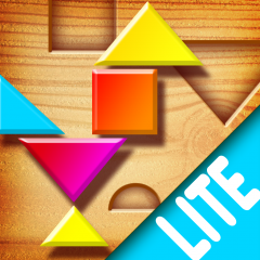 Application logo: Mes Premiers Tangrams HD - Un jeu de Tangram en Bois pour les enfants - version Lite [itunes]
