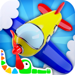Application logo: Build and Play 3D - Planes, Trains, Robots and More [itunes]