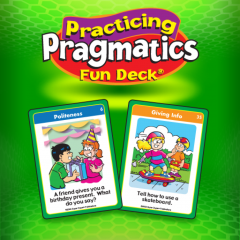 Application logo: Practicing Pragmatics Fun Deck [itunes]