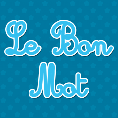 Application logo: Le Bon Mot [itunes]